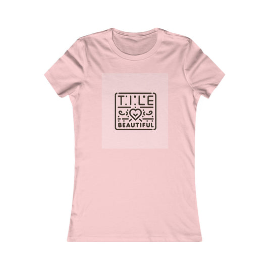 Most Popular Women's Tee - 'Tile Beautiful' Graphic T-Shirt