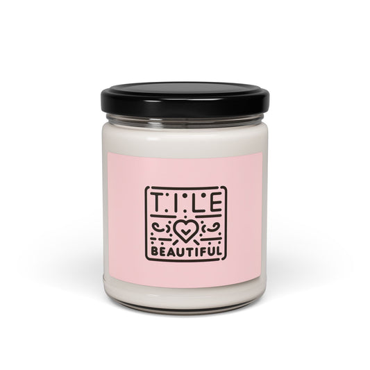 Beautiful Heart Scented Soy Candle - 9oz