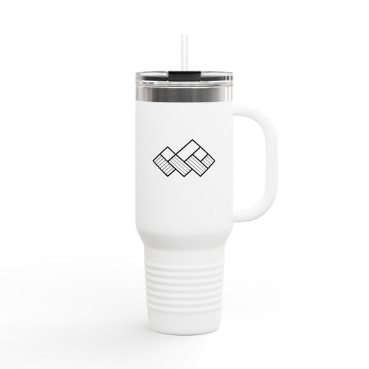 Our Travel Mug - 40oz with Cool Geometric Design for On-the-Go Coffee Lovers