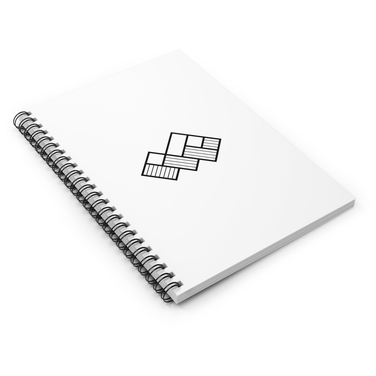 Westward Spiral Notebook - Geometric Design for Creative Minds