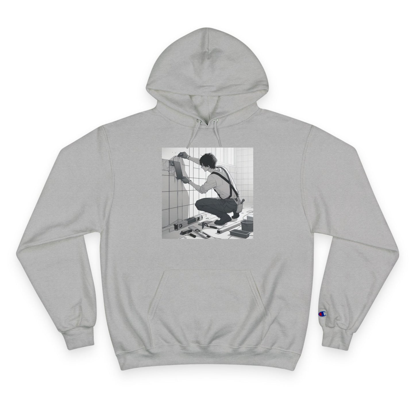 Westward Custom Artwork Champion Hoodie - Unique Graphic Design for Creative Souls