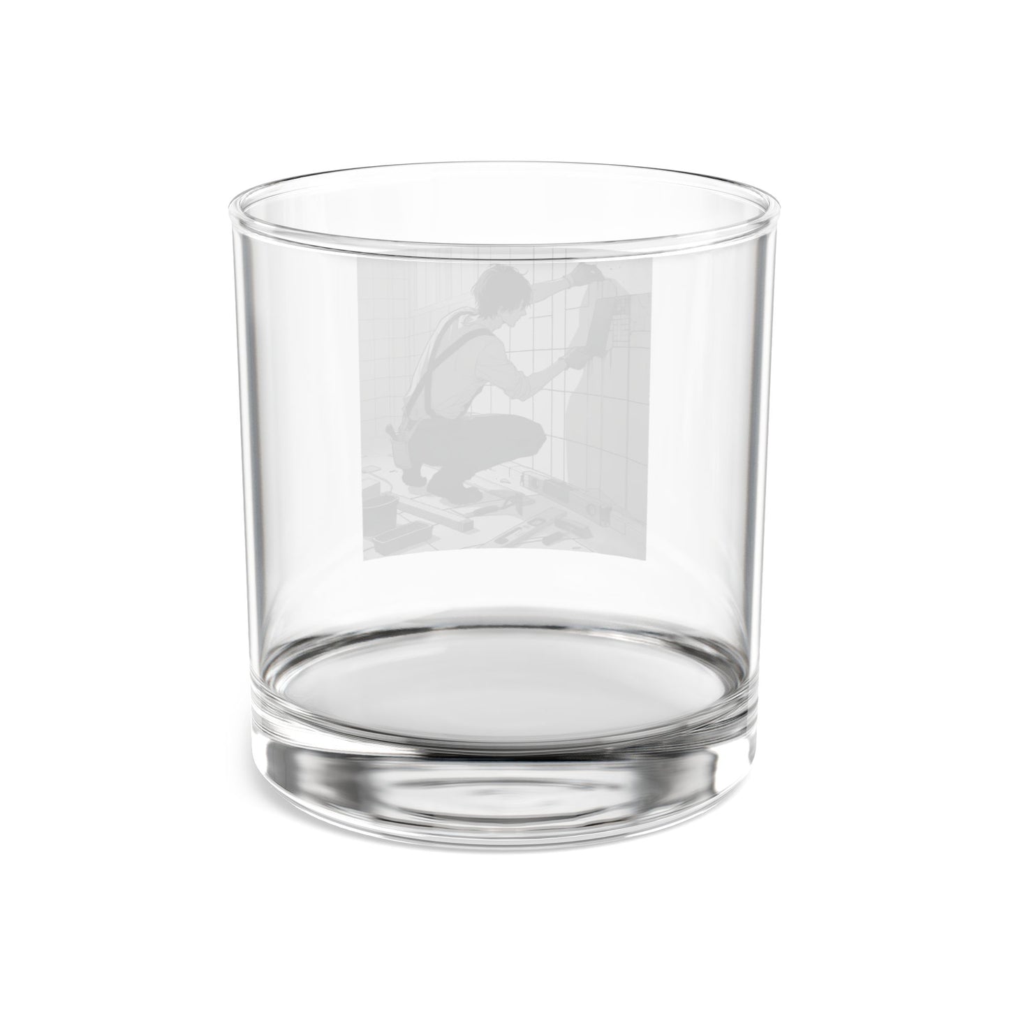 Rocks Glass - 10oz Construction Theme