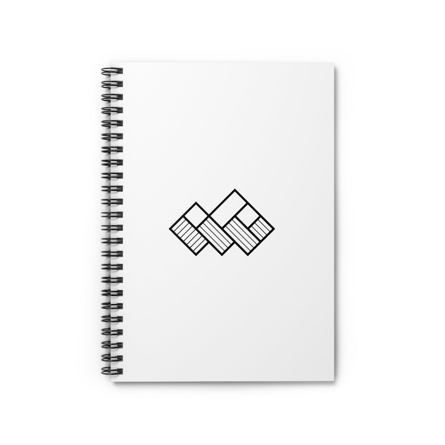 Westward Spiral Notebook - Geometric Design for Creative Minds