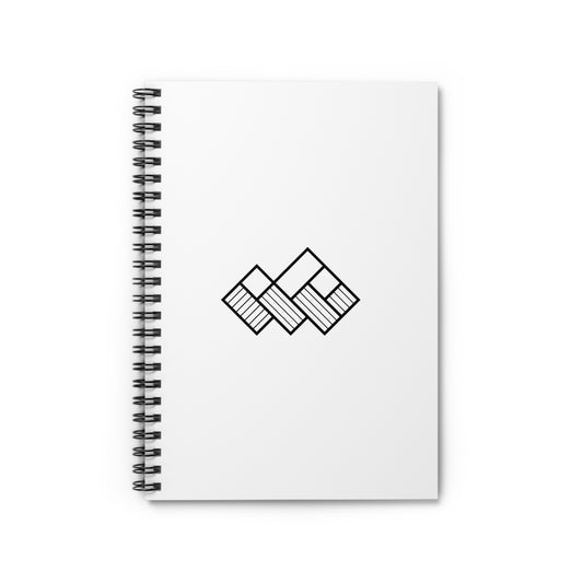 Westward Spiral Notebook - Geometric Design for Creative Minds