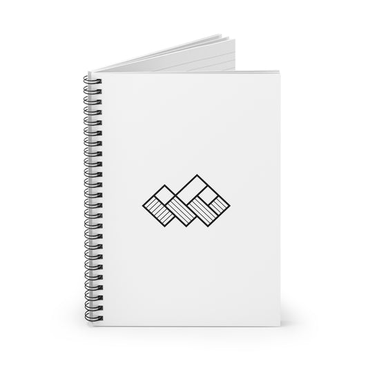 Westward Spiral Notebook - Geometric Design for Creative Minds